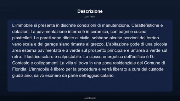 Immobile in asta di 178 m² con più di 5 locali e box auto in vendita a Floridia - Foto 8