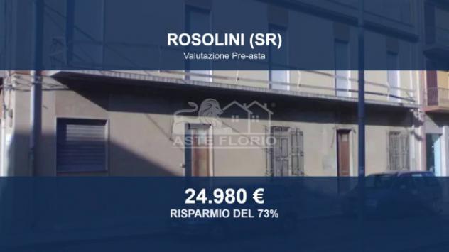Immobile in asta di 186 m², box auto in vendita a Rosolini