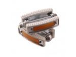 Pedali vintage Way Assauto Stella Sport bianchi 9/16