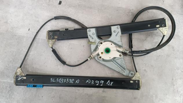 MECCANISMO ALZAVETRO ANT. DX AUDI A3 Serie (8L1) 3L3837398A (9603)