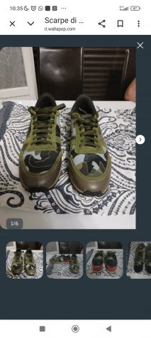 Sneaker Valentino Garavani Camouflage Usate solo 3 volte (Pari al - Foto 5