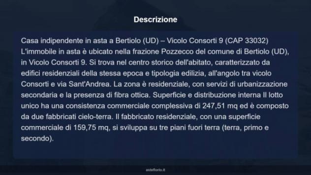 Immobile in asta di 247 m² con più di 5 locali in vendita a Bertiolo - Foto 8