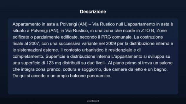 Immobile in asta di 123 m², box auto in vendita a Polverigi - Foto 3