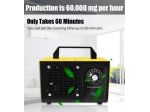 Generatore ozono 120w con timer 60000mlg Purificatore D'aria Ozonizzatore Camper