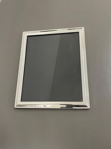 D03- CORNICE PORTAFOTO DA TAVOLO ARGENTO - Foto 2