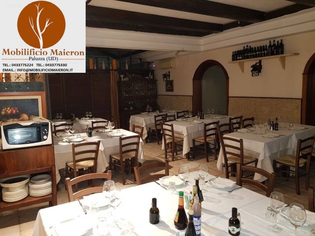 Set Perugia Sedie e Tavoli Per Ristorante Pub Pizzeria Ristorante Shabby - Foto 7