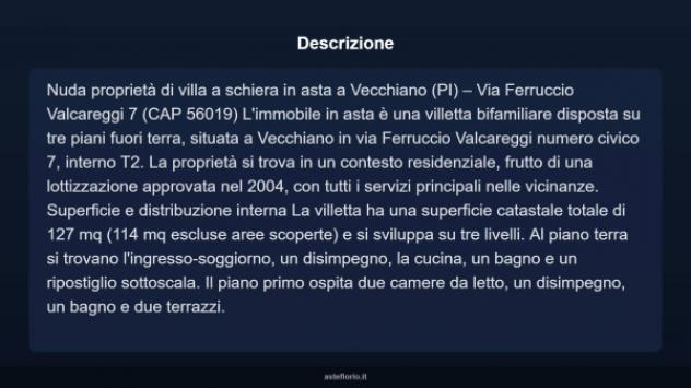 Immobile in asta di 127 m² con più di 5 locali in vendita a Vecchiano - Foto 3
