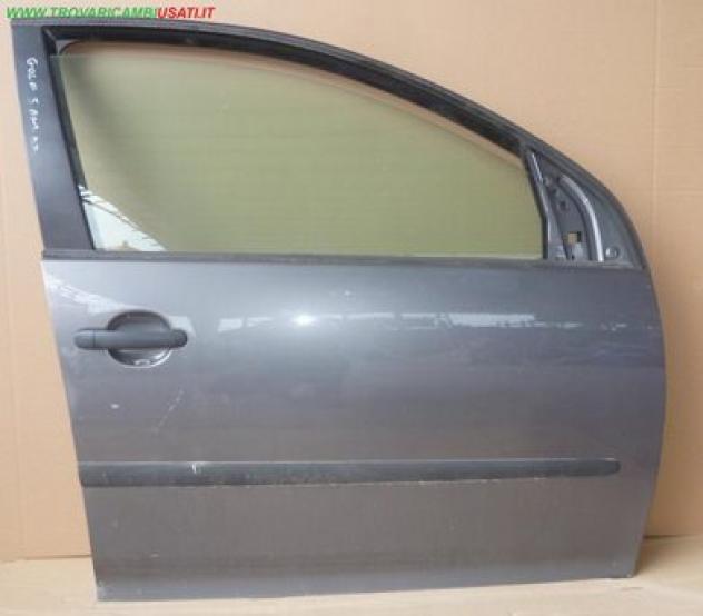 PORTA ANT.DX GRIGIO MEDIO MET VOLKSWAGEN GOLF (No Alzavetro - No Serratura) 999-U43093 Carrozzeria  Lamierati esterni  Porte  Porta ant. dx. VOLKSWAGE