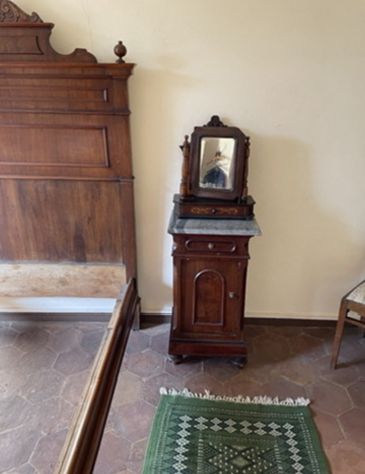 Antica camera da letto in noce - Foto 3