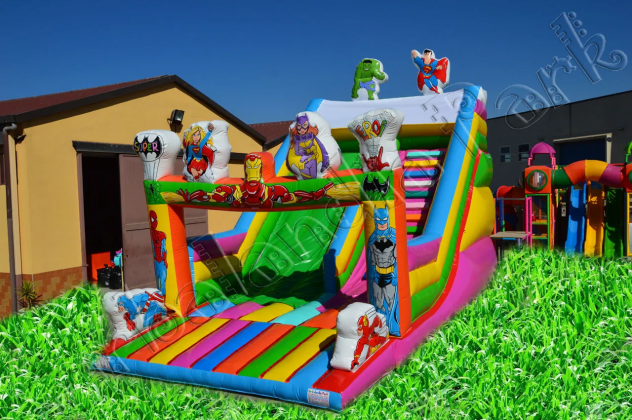 Gioco gonfiabile scivolo per bambini per baby park, hotel e aree gioco - Foto 3