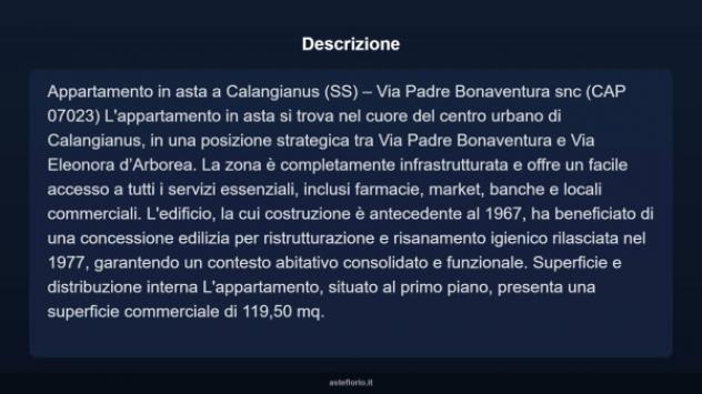 Immobile in asta di 119 m² con più di 5 locali in vendita a Calangianus - Foto 3