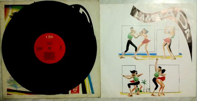 LP 33 Giri Lambada ITALY 1989 kaoma beto barbosa latin pop Etichetta: 466023 1 - Foto 4