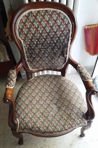 Poltrona bergier da ritappezzare - Foto 6