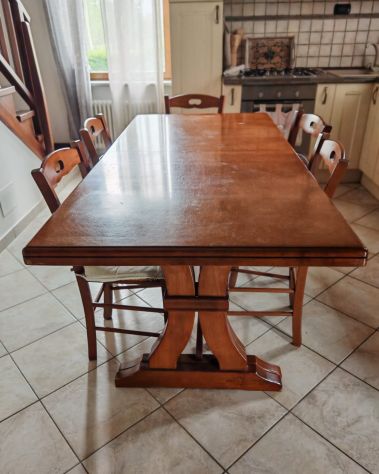 Tavolo in legno massello allungabile - Foto 3