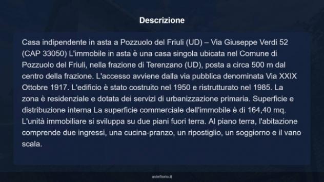 Immobile in asta di 164 m² in vendita a Pozzuolo del Friuli - Foto 18