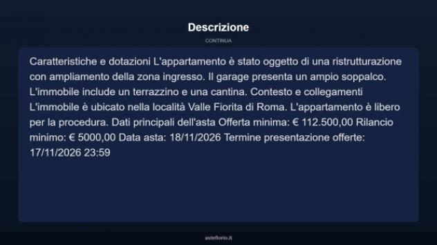 Immobile in asta di 106 m², box auto in vendita a Roma - Foto 4