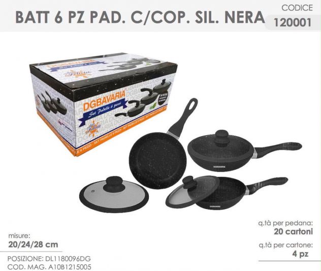 Batteria 6 pezzi Bavaria