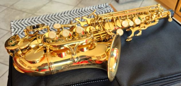 Sax Soprano CURVO YANAGISAWA SC 991 Style Gold Nuovo (Garanzia) - Foto 3