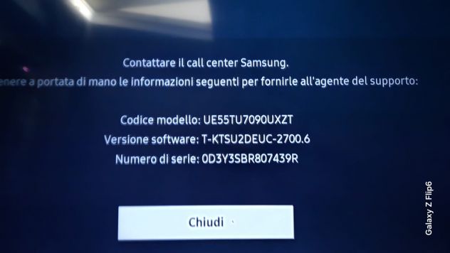 Pezzi di ricambio Smart Tv SAMSUNG UE55TU7090UXZT. - Foto 6