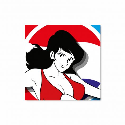 Quadro Margot Lupin dipinto a mano pop art - Foto 2