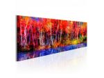 Quadro Naif Col Mare Blu Scuro ARREDALACASA
