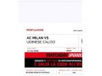 *VENDO 2 BIGLIETTI MILAN-UDINESE SETTORE 264*