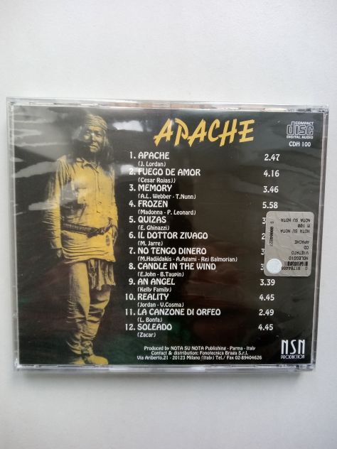 100 CD Apache NUOVI , musica stile andino 0,5 euro l'uno - Foto 3