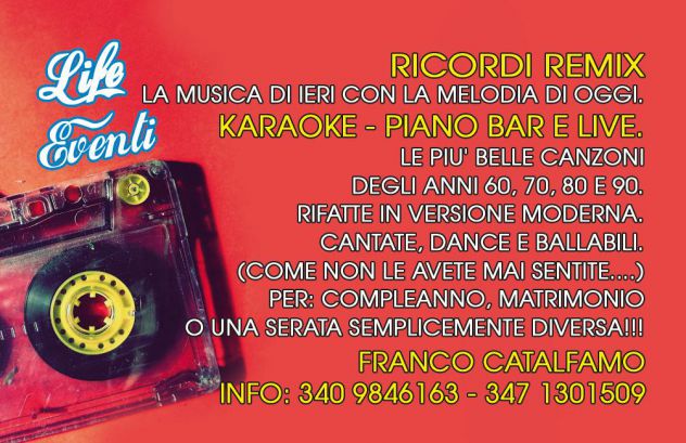 La musica di ieri con la melodia di oggi.
