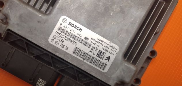 ECU Citroen HDI C4 Cactus 0281031043 9809478580 EDC17C60 - Foto 3