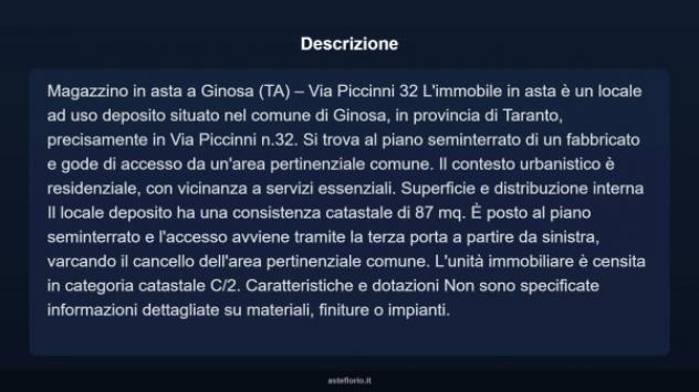 Immobile in asta di 87 m² in vendita a Ginosa - Foto 8