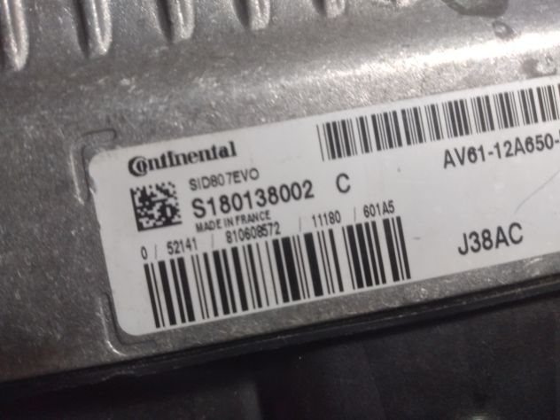 Centralina motore Continental, Mazda 3 1.6, SID807EVO, S180138002D, S180138002 - Foto 5