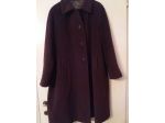 Cappotto marrone lungo Lana vergine 100% Marca Hella come nuovo