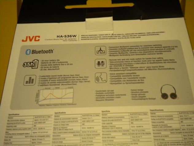 CUFFIE JVC DEEP BASS WIRELESS/SANS FIL - Foto 6