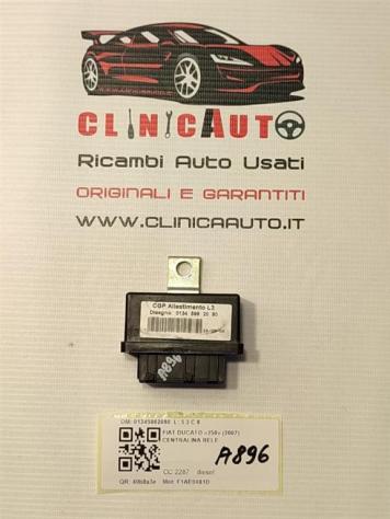 CENTRALINA RELÈ FIAT Ducato 5° Serie 01345962080 F1AE0481D diesel 2287 (0614)