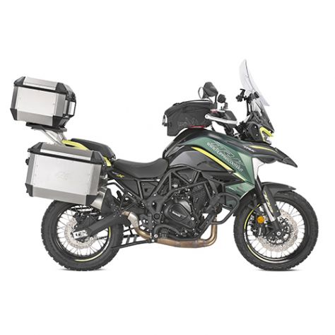 Terminale di scarico per Benelli Trk 702 Gpr Dual Poppy Mivv Oval - Foto 5