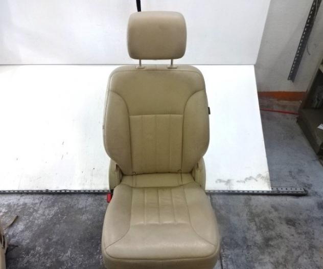 A2519200732 SEDILE POSTERIORE SINISTRO SECONDA FILA IN PELLE BEIGE MERCEDES CLASSE R 320 PASSO LUNGO W251 3.0 D 165KW AUT 5P (2007) RICAMBIO USATO CON