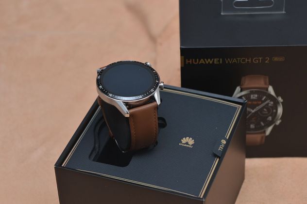 HUAWEI Smartwatch Watch GT 2(46mm), Marrone (Pebble Brown) Nuovo - Foto 6