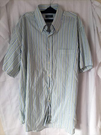 CAMICIA UOMO SENZA MANICHE PROJECT BASIC tg XL 70% cotone 30% poliestere