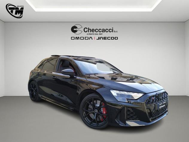 AUDI RS3 Sportback TOTAL BLACK BOLLO E SUPERBOLLO PAGATO FINO A 12/2026