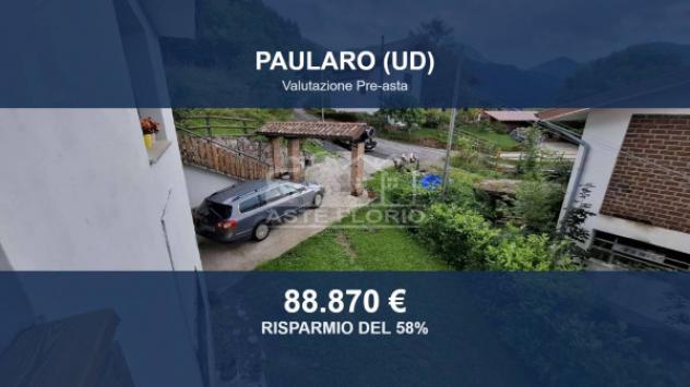 Immobile in asta di 280 m² con più di 5 locali e box auto in vendita a Paularo