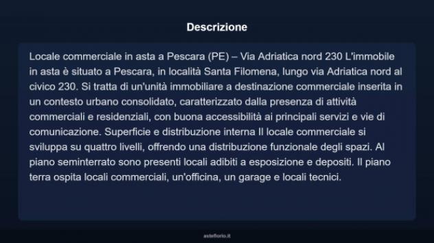 Immobile in asta di 890 m² in vendita a Pescara - Foto 4
