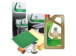 Kit Tagliando Castrol Golf VII 4 Filtri + 5 Litri Olio 5W30 EDGE LL