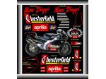 ADESIVI CHESTERFIELD APRILIA Replica 250 - Max Biaggi
