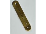 Pfaff 34 targhetta modello ottone