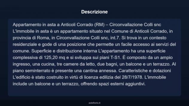 Immobile in asta di 125 m² in vendita a Anticoli Corrado - Foto 4