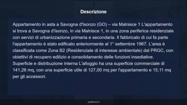 Immobile in asta di 141 m² con più di 5 locali in vendita a Savogna d'Isonzo - Foto 4