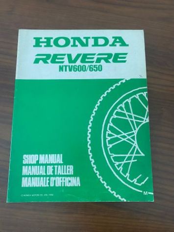 REVERE nt600 nt650 manuale officina manutenzione honda moto - Foto 2