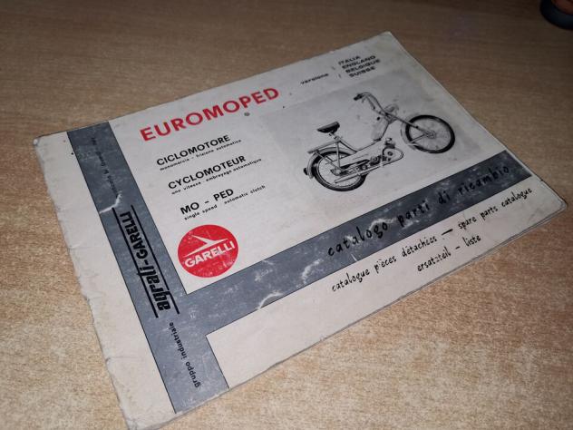 Catalogo ricambi motore telaio Garelli Euromoped 50 GR