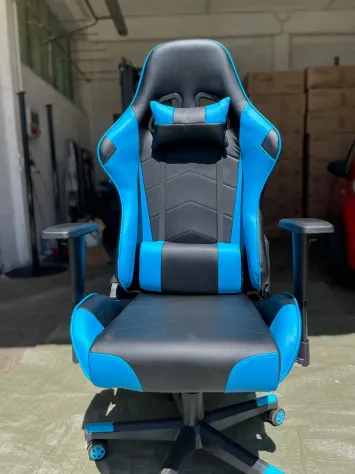 Sedia da Gaming con Altezza Regolabile e Schienale - Foto 2