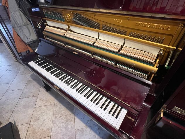 Raro Pianoforte verticale Yamaha U3 bordeaux - Foto 3